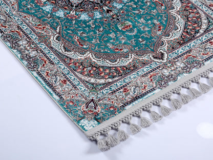 Turkish Prayer Rug, Traditional Ottoman Design, Muslim Seccade