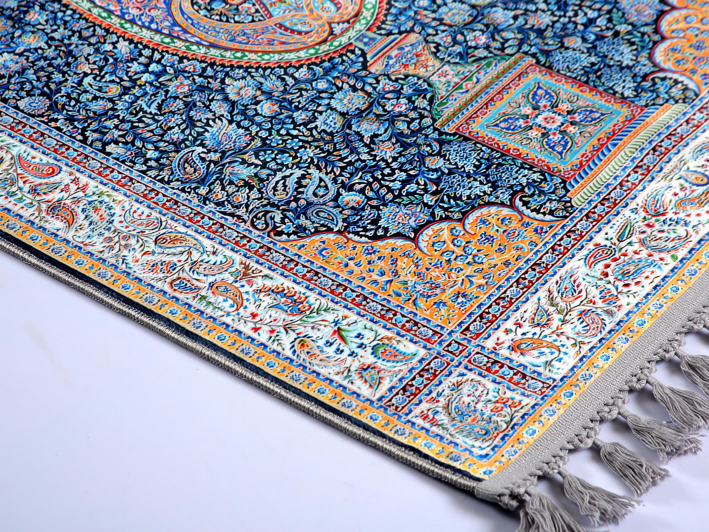 Turkish Prayer Rug, Ottoman Design Seccade, Muslim Prayer Mat