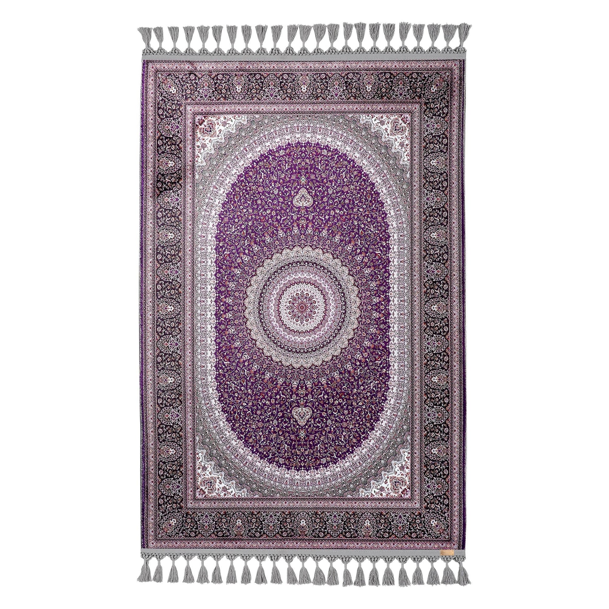 Turkish Prayer Rug, Soft Muslim Prayer Mat, Ottoman Design