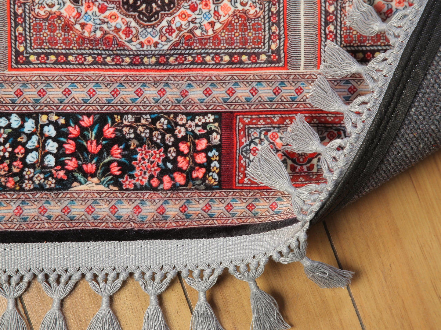 Turkish Prayer Rug, Ottoman Design, Soft Muslim Prayer Mat