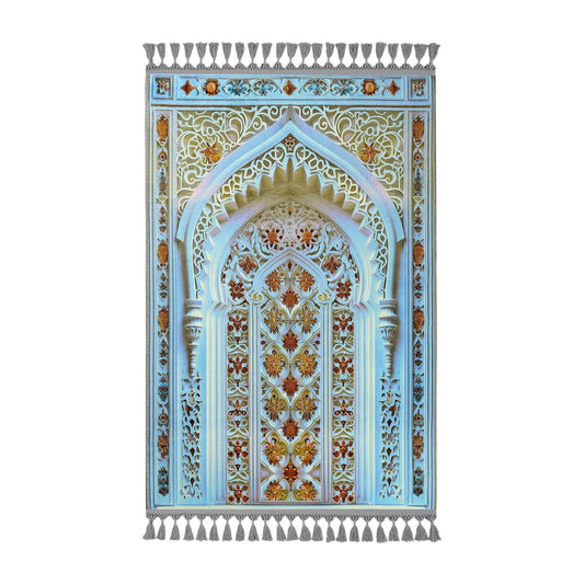 Turkish Prayer Rug, Ottoman Design, Muslim Prayer Mat