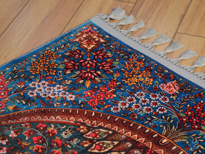 Turkish Prayer Rug, Ottoman Design, Soft Muslim Prayer Mat