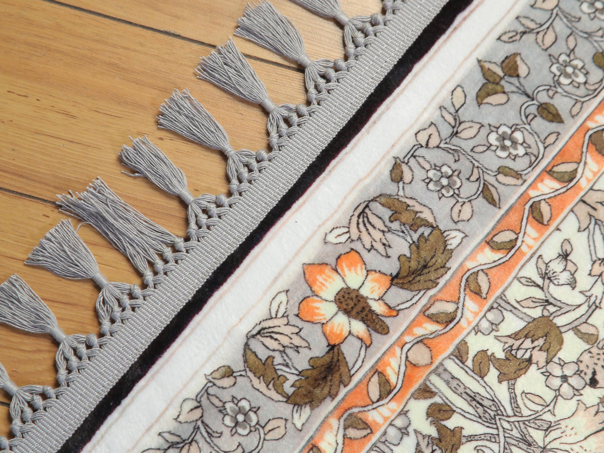 Turkish Prayer Rug, Ottoman Design, Soft Muslim Prayer Mat