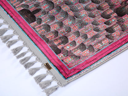 Turkish Prayer Rug, Ottoman Design, Soft Muslim Prayer Mat