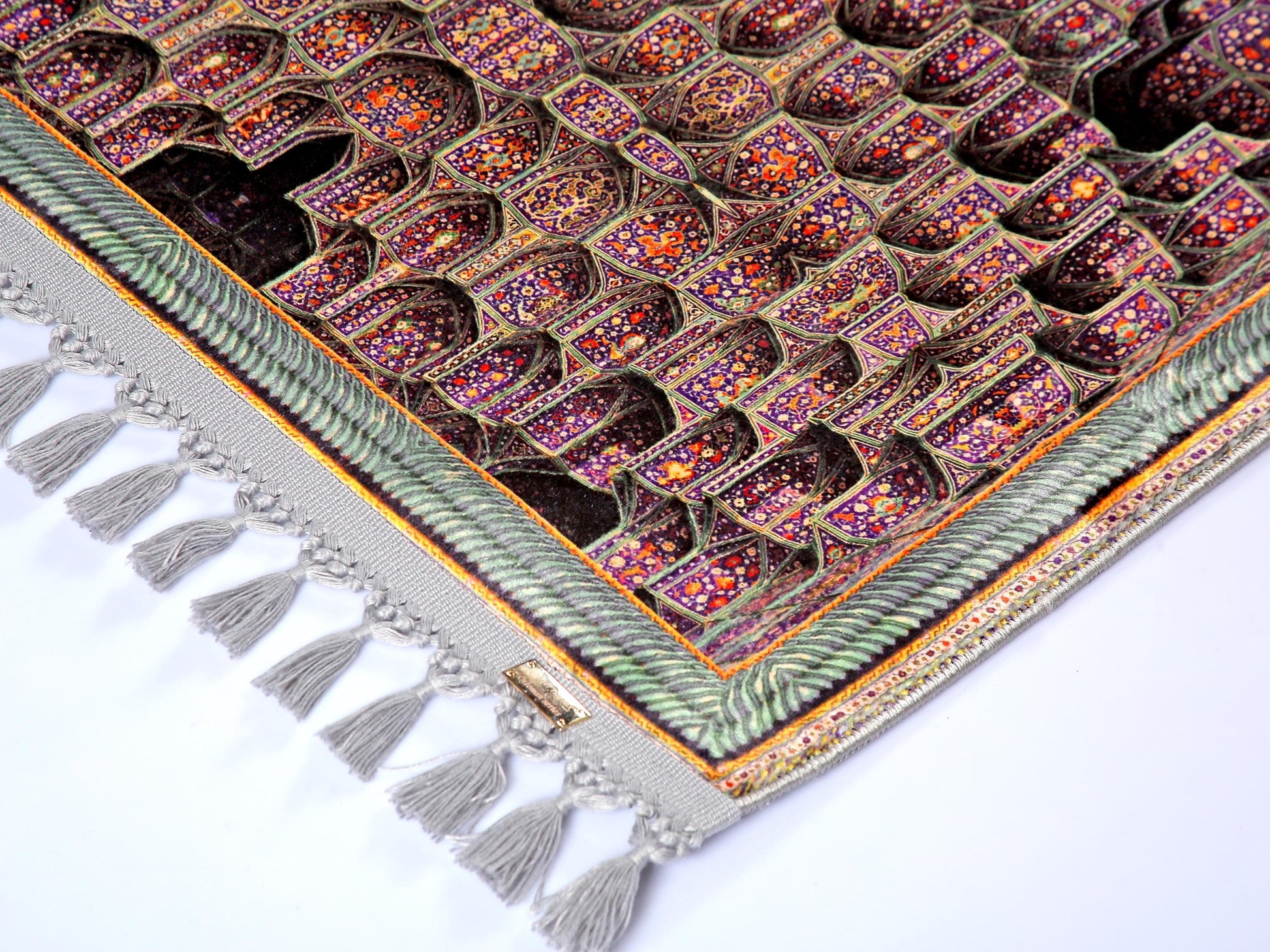 Turkish Prayer Rug, Ottoman Design, Soft Muslim Prayer Mat