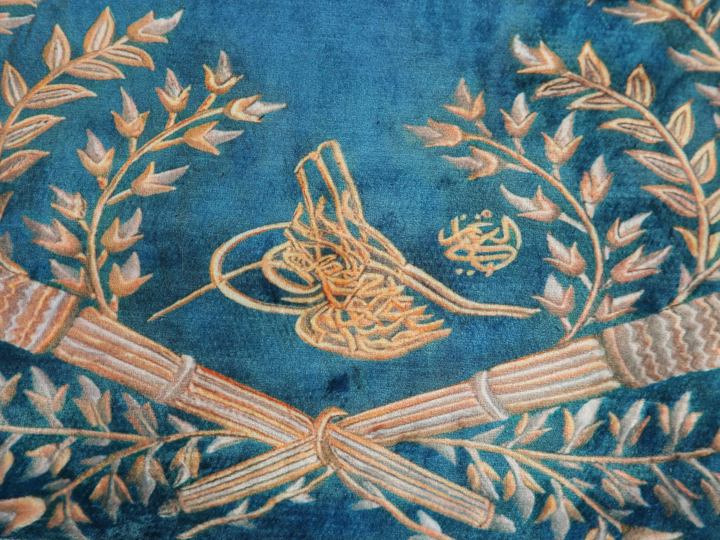 Turkish Prayer Rug, Ottoman Design Seccade, Soft Muslim Prayer Mat