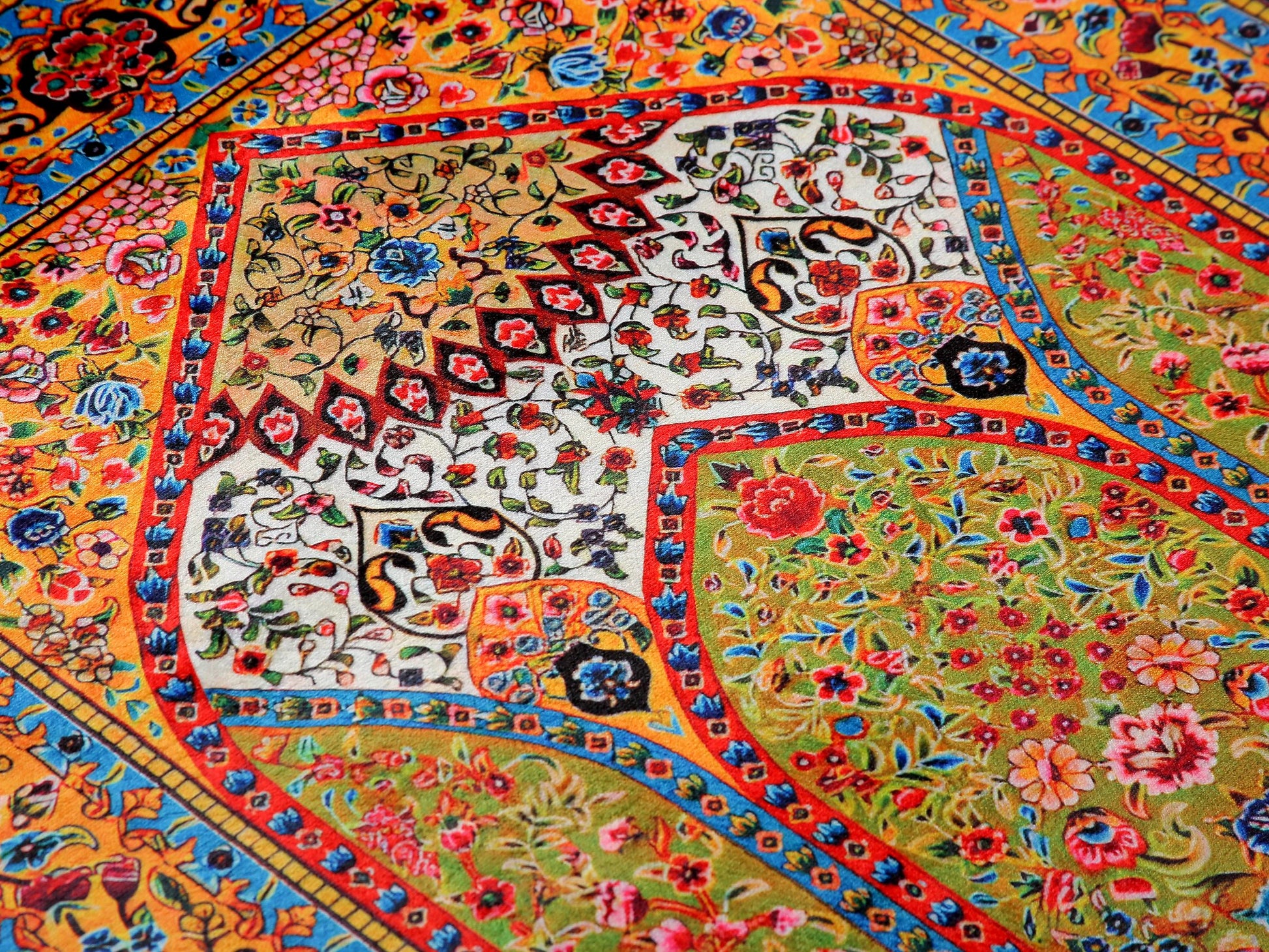Turkish Prayer Rug, Traditional Ottoman Design, Muslim Prayer Mat