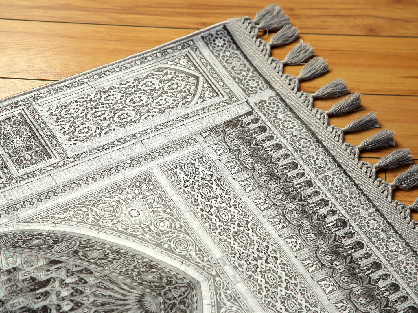 Turkish Prayer Rug, Soft Muslim Prayer Mat, Ottoman Design