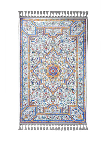Turkish Prayer Rug, Ottoman Design Seccade, Muslim Prayer Mat