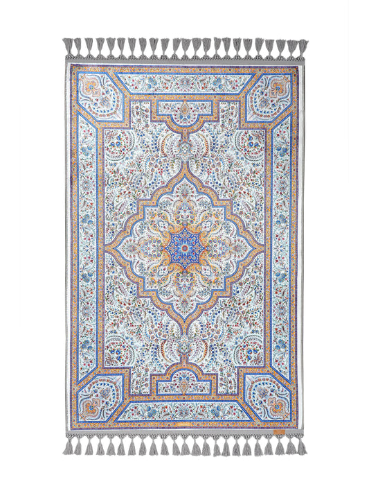 Turkish Prayer Rug, Ottoman Design Seccade, Muslim Prayer Mat