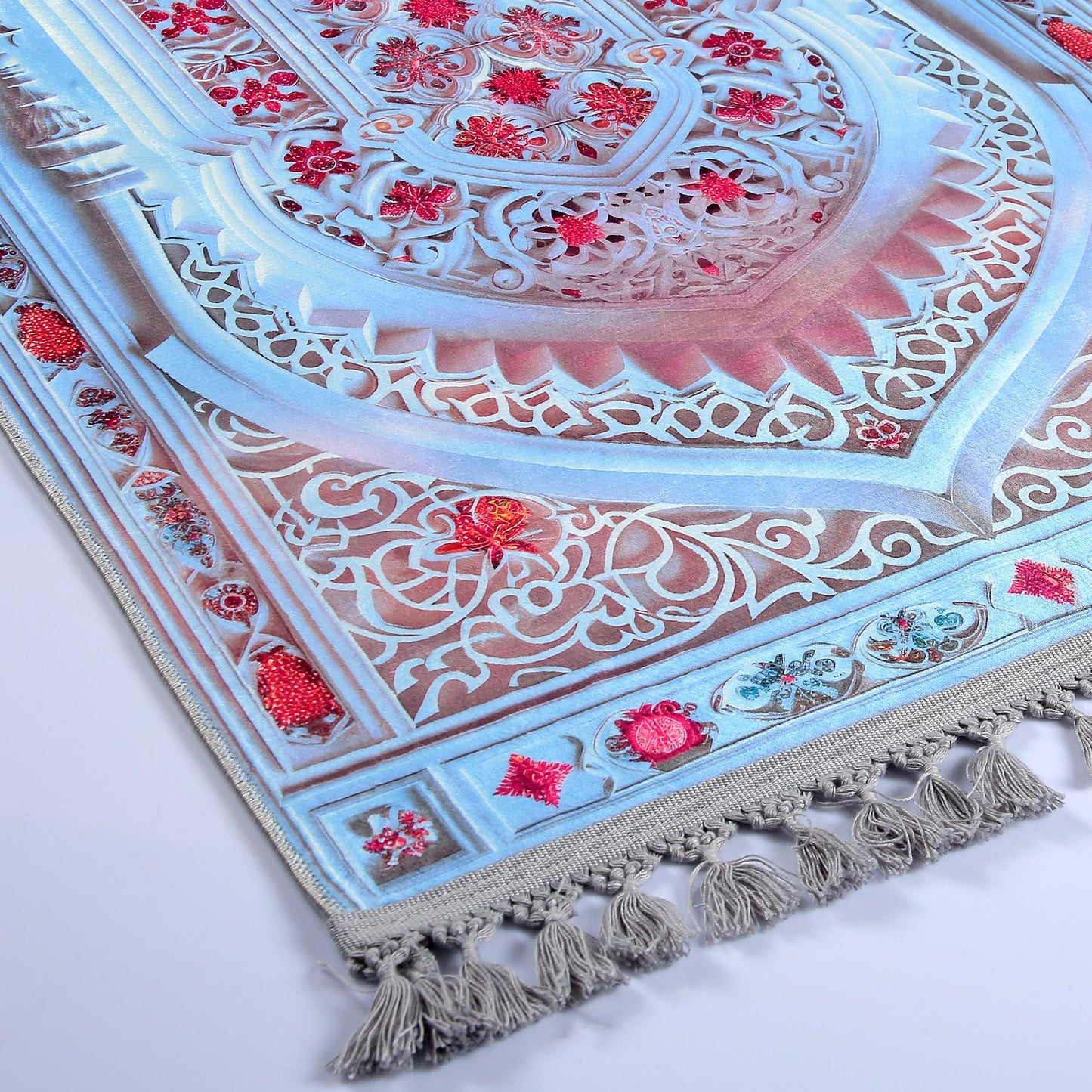 Turkish Prayer Rug, Ottoman Design, Muslim Prayer Mat