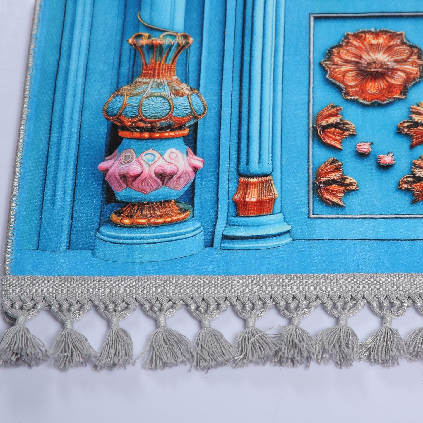 Turkish Prayer Rug, Ottoman Design, Muslim Prayer Mat