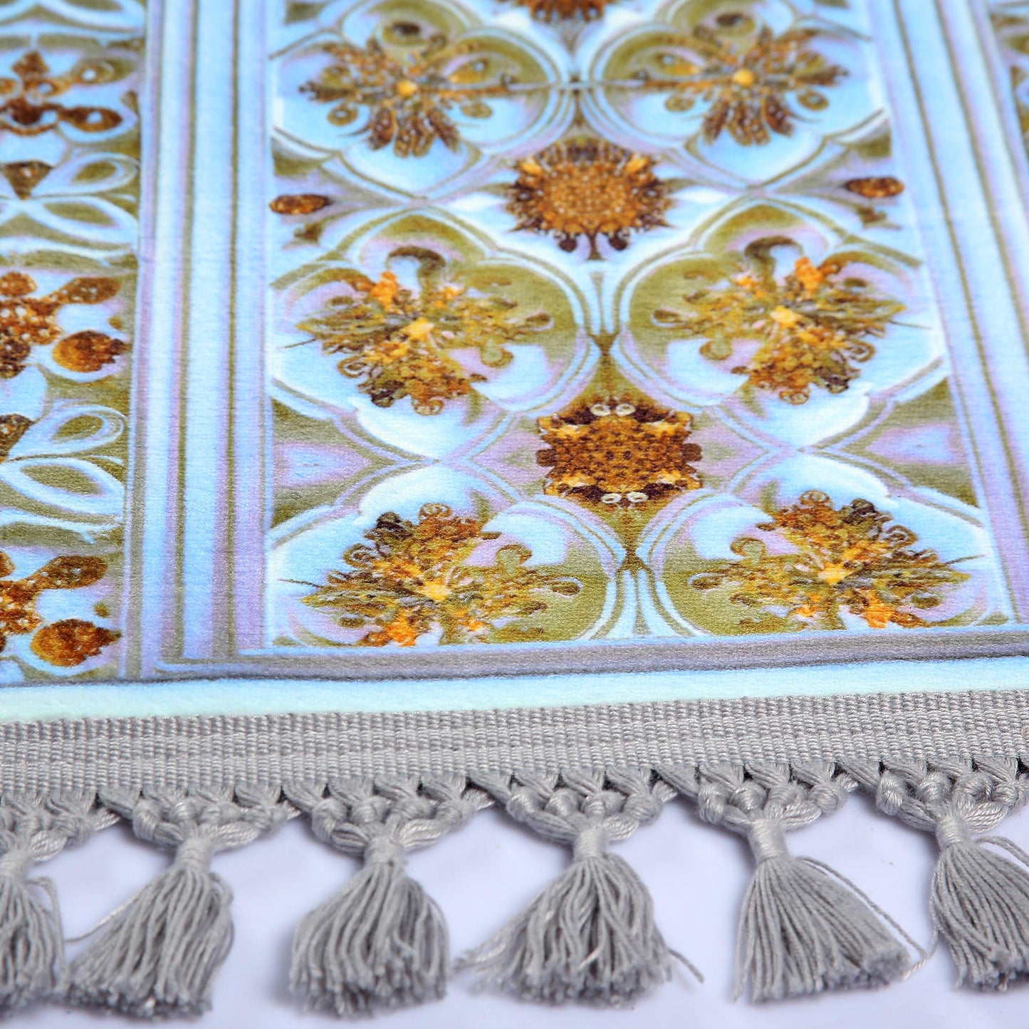Turkish Prayer Rug, Ottoman Design, Soft Muslim Prayer Mat