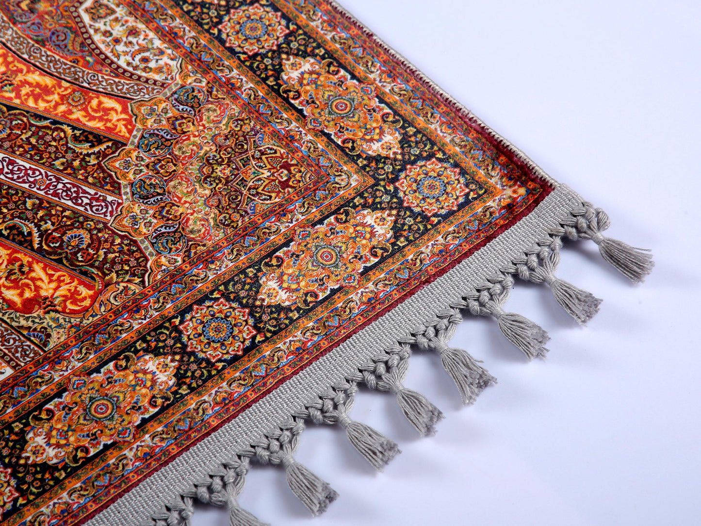 Turkish Prayer Rug, Ottoman Design, Muslim Prayer Mat