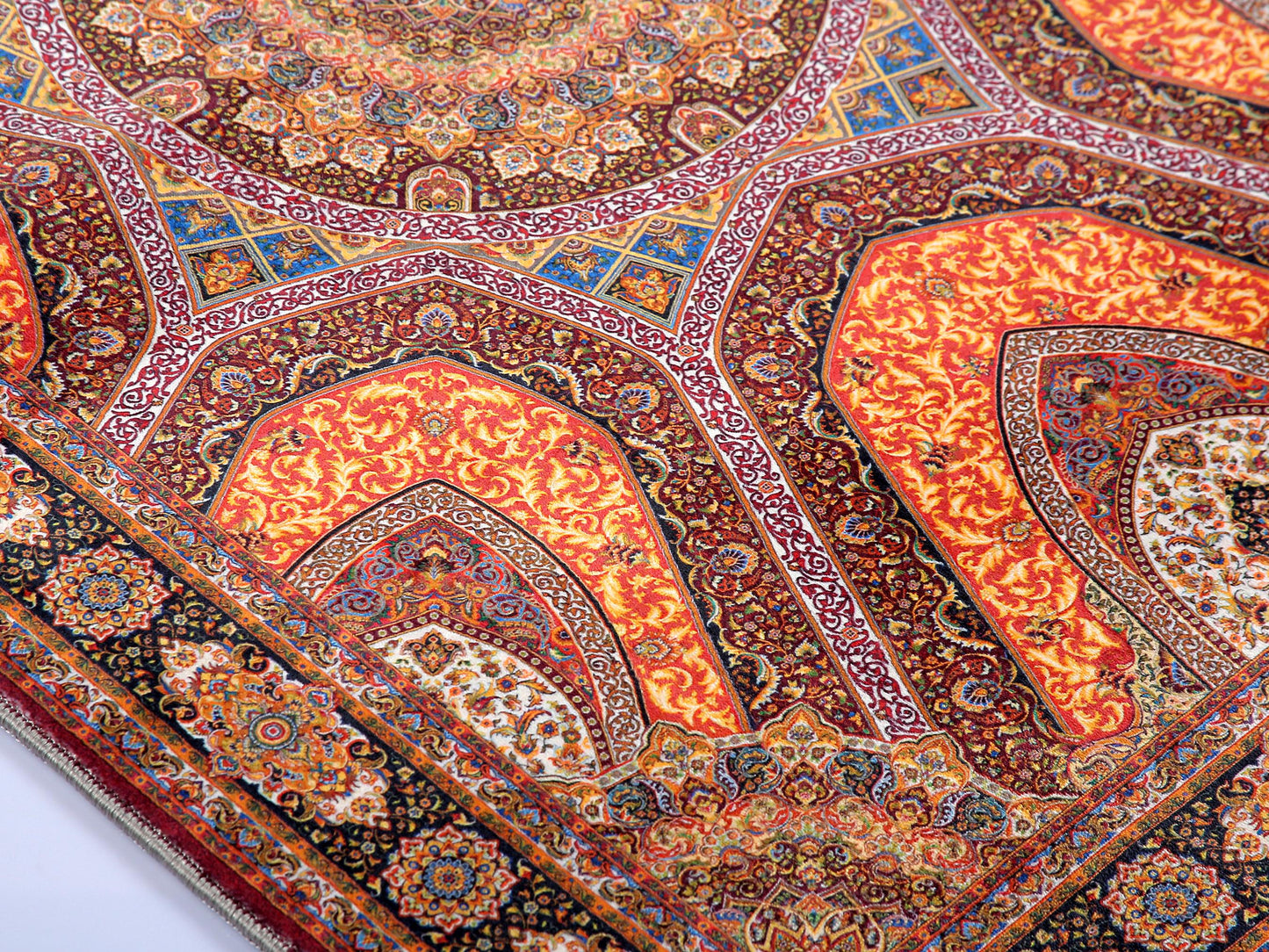 Turkish Prayer Rug, Ottoman Design, Muslim Prayer Mat