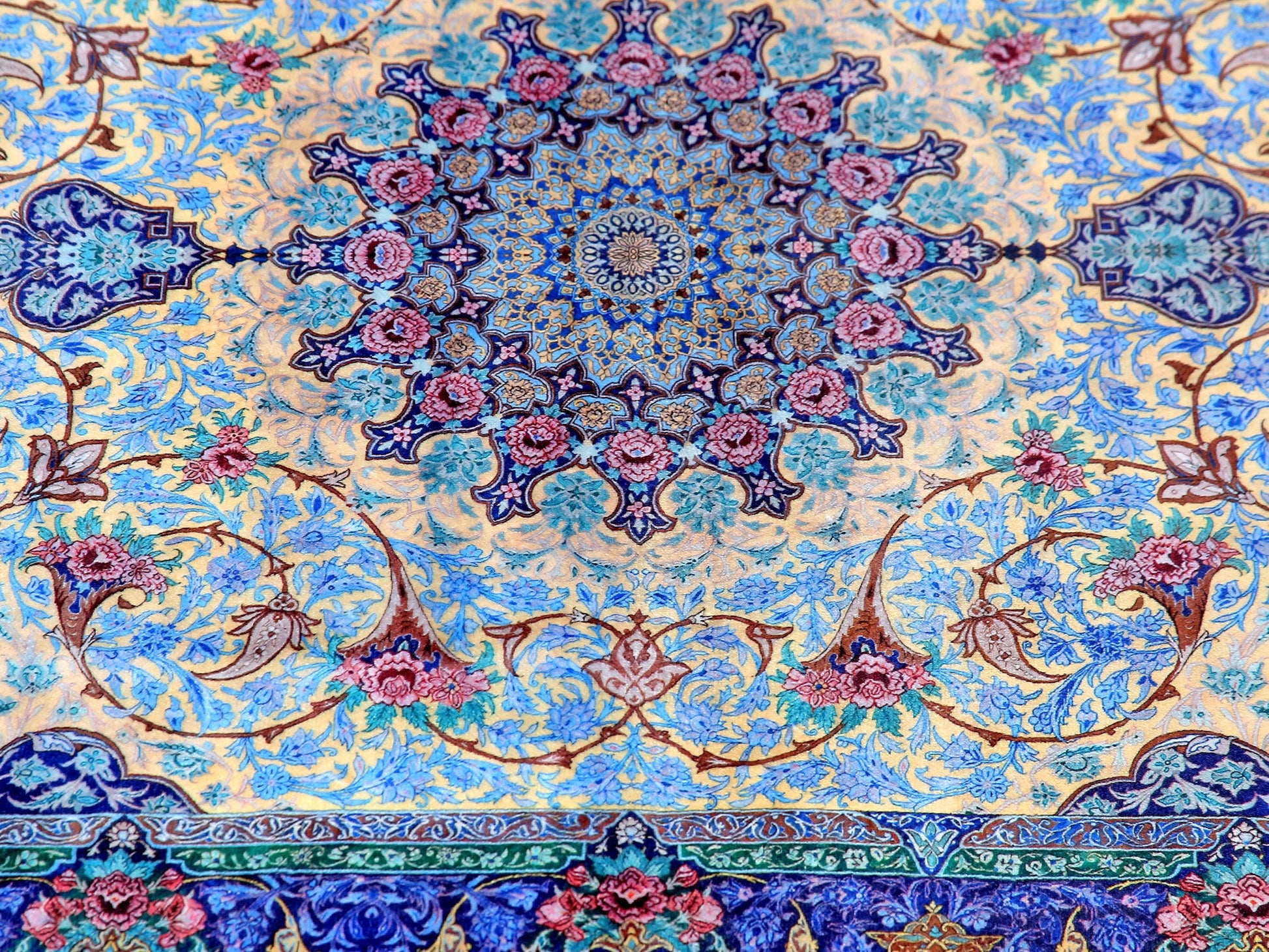 Turkish Prayer Rug, Ottoman Design, Muslim Prayer Mat