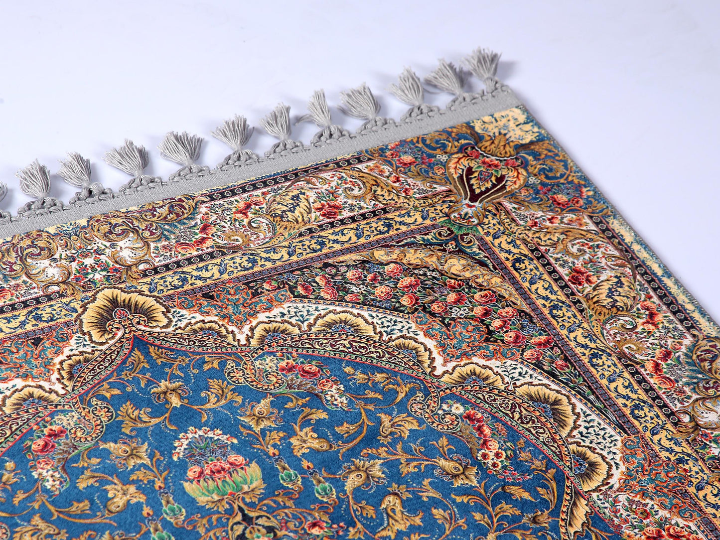 Turkish Prayer Rug, Ottoman Design, Muslim Prayer Mat
