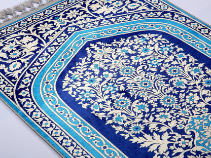 Turkish Prayer Rug, Ottoman Design Muslim Prayer Mat