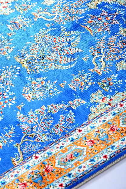 Turkish Prayer Rug, Ottoman Design, Soft Muslim Prayer Mat