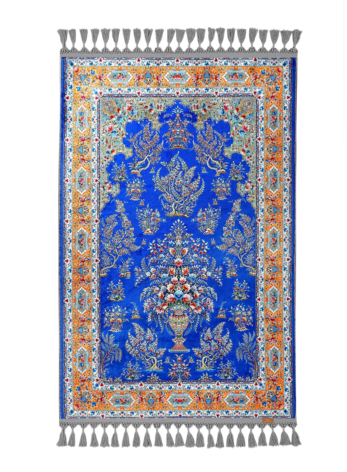 Turkish Prayer Rug, Ottoman Design, Soft Muslim Prayer Mat