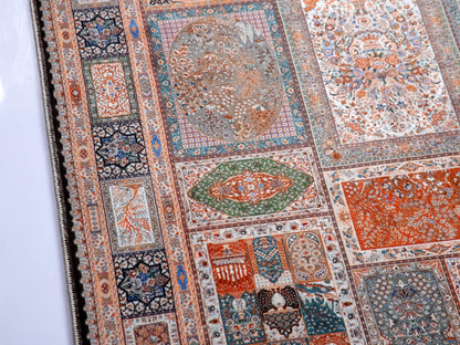 Turkish Prayer Rug, Soft Muslim Prayer Mat, Ottoman Design