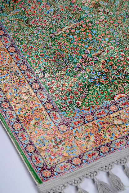 Turkish Prayer Rug, Ottoman Design Muslim Prayer Mat