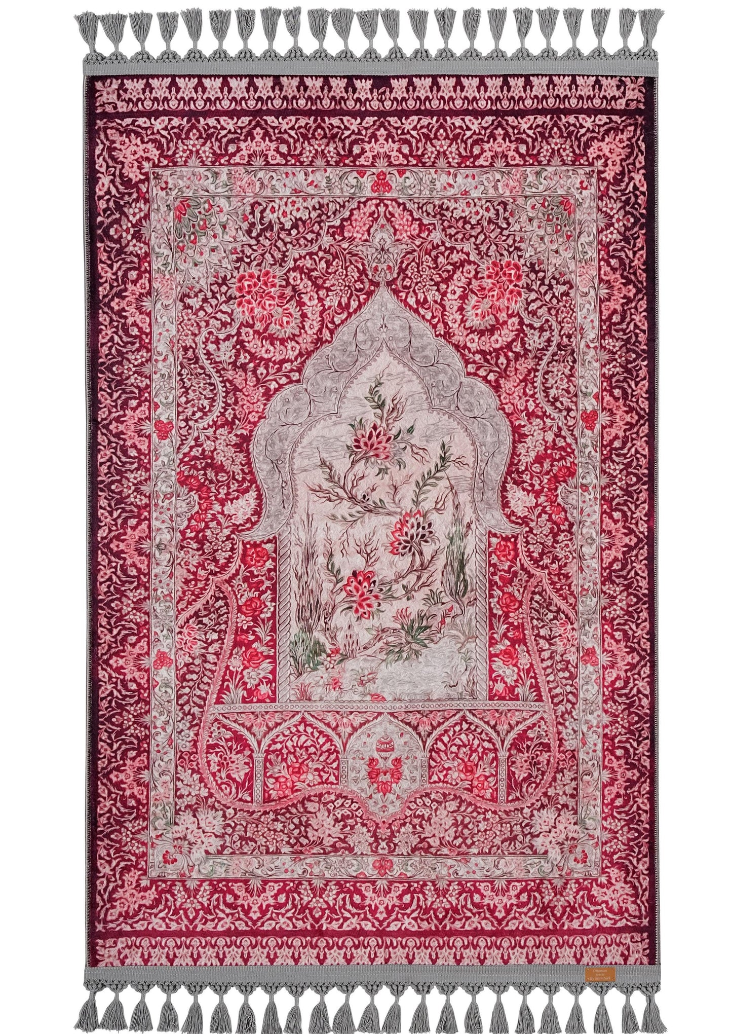 Turkish Prayer Rug, Ottoman Design, Soft Muslim Prayer Mat