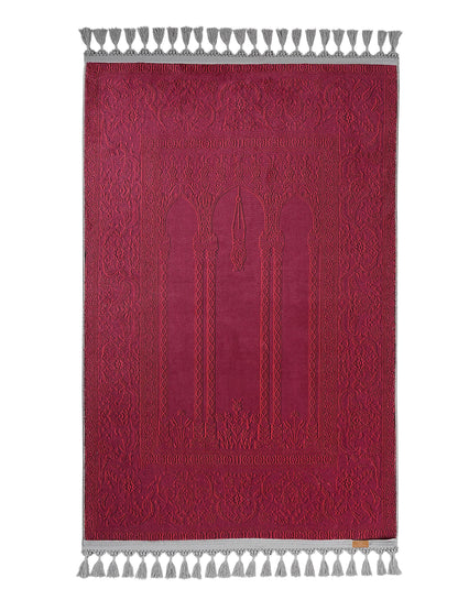 Turkish Prayer Rug, Ottoman Design, Soft Muslim Prayer Mat