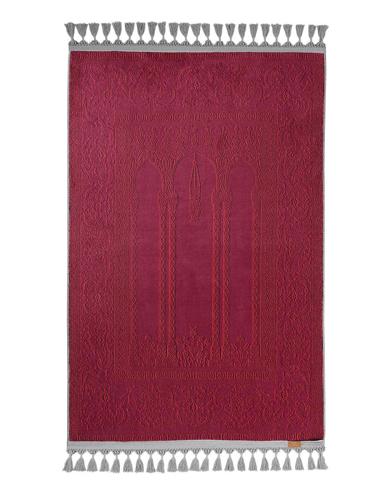 Turkish Prayer Rug, Ottoman Design, Soft Muslim Prayer Mat