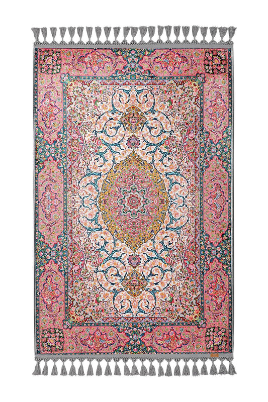 Turkish Prayer Rug, Ottoman Design, Soft Muslim Prayer Mat