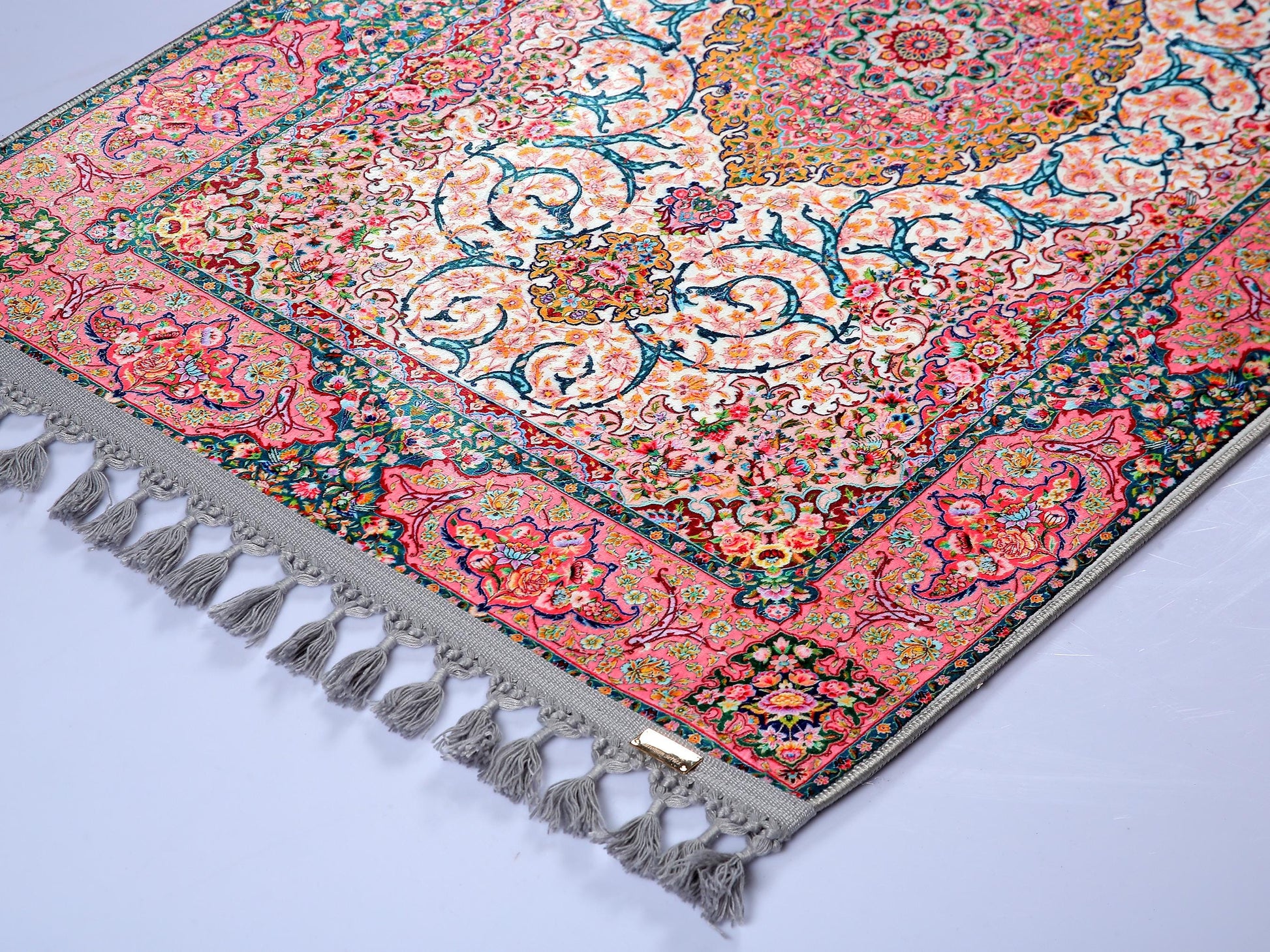 Turkish Prayer Rug, Ottoman Design, Soft Muslim Prayer Mat