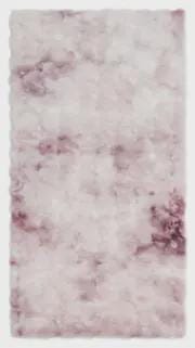 Lilac Faux Rabbit Fur Rug: Soft Plush Carpet