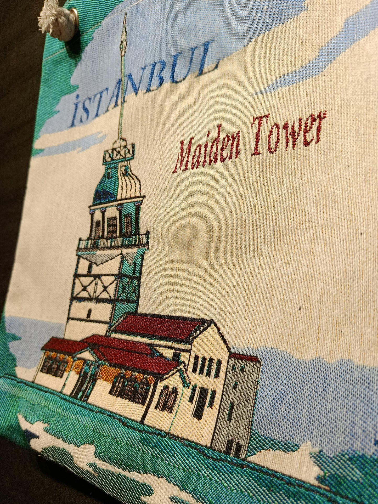 Maiden Tower Tote Bag: Organic Cotton Shoulder Bag