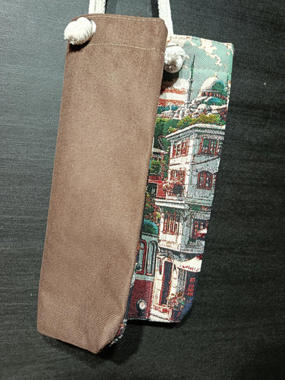 Istanbul Shoulder Bag: Handmade Cotton Blend Tote (35cmx45cm)