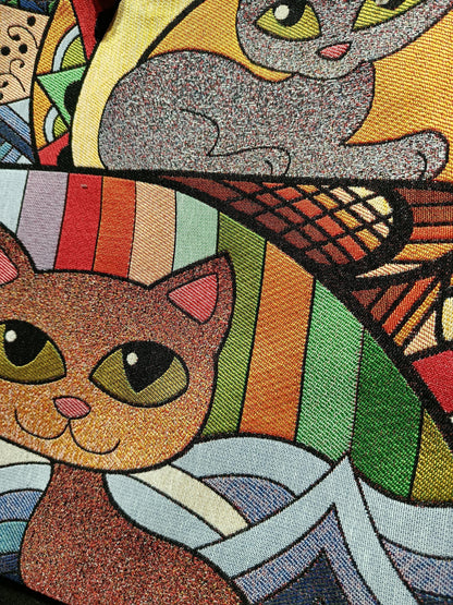 Cats of Istanbul Tote Bag: Handmade Shoulder Bag