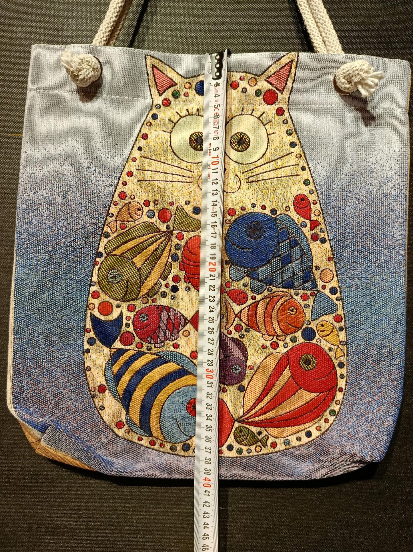 Cats of Istanbul Shoulder Bag: Handmade Organic Cotton Blend