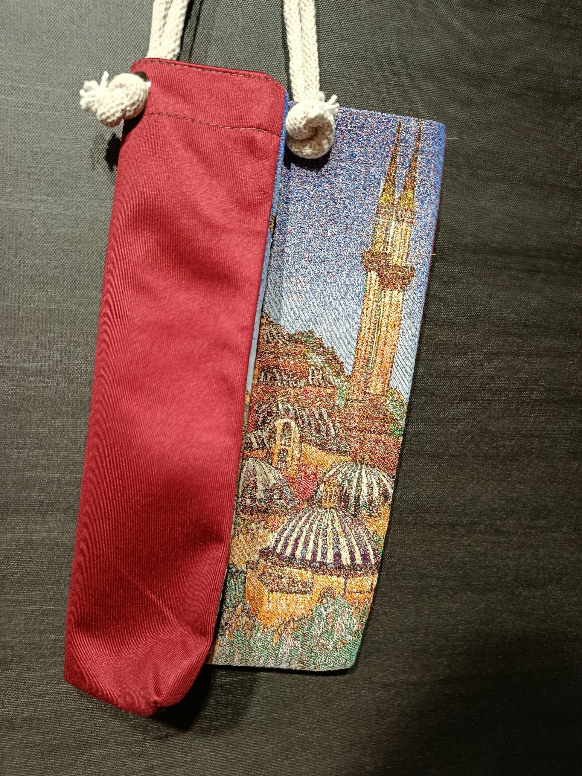 Blue Mosque Tote Bag: Organic Cotton Shoulder Bag (35cmx45cm)
