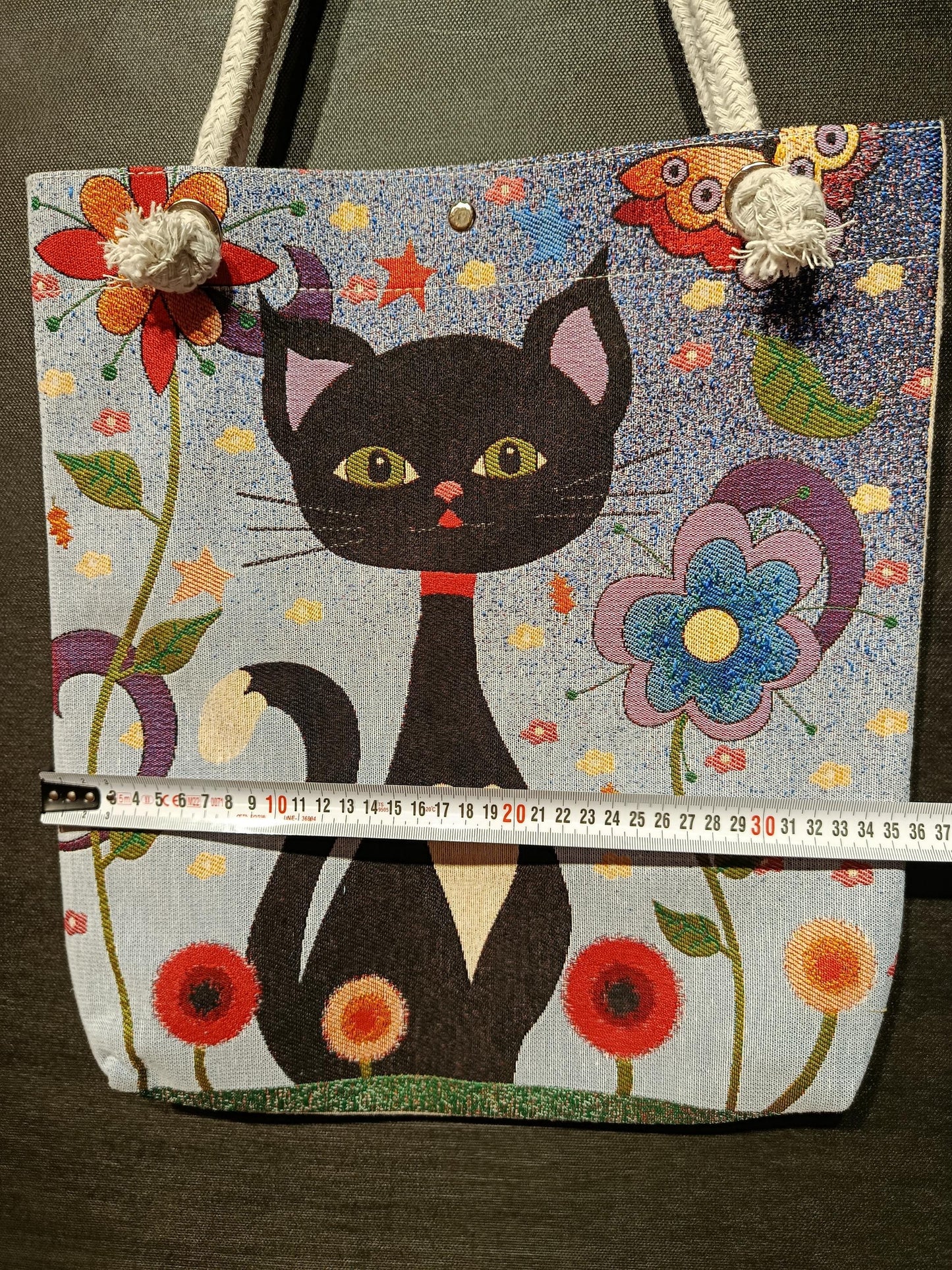 Cats in Istanbul Tote Bag: Handmade Shoulder Bag