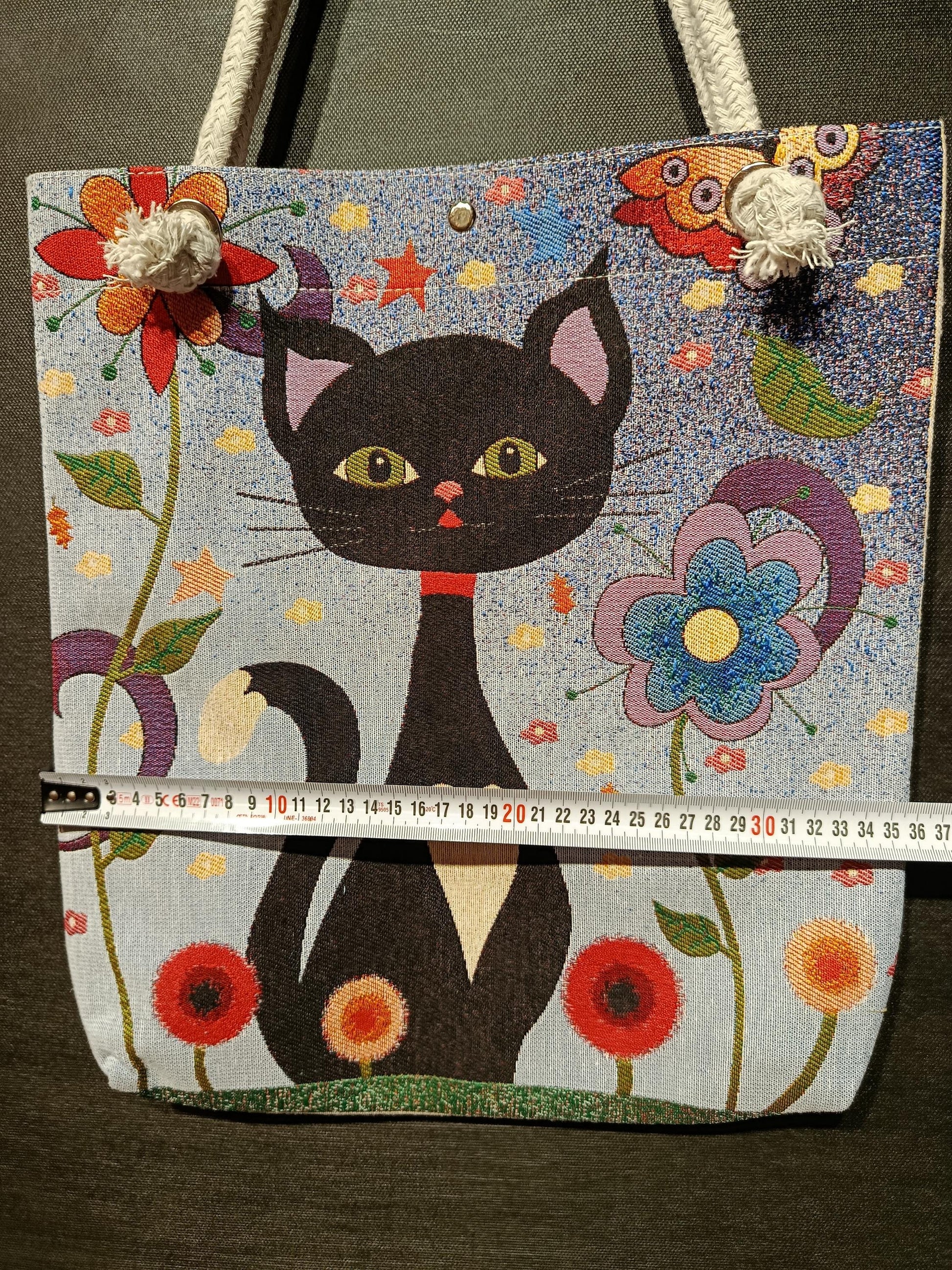 Cats in Istanbul Tote Bag: Handmade Shoulder Bag