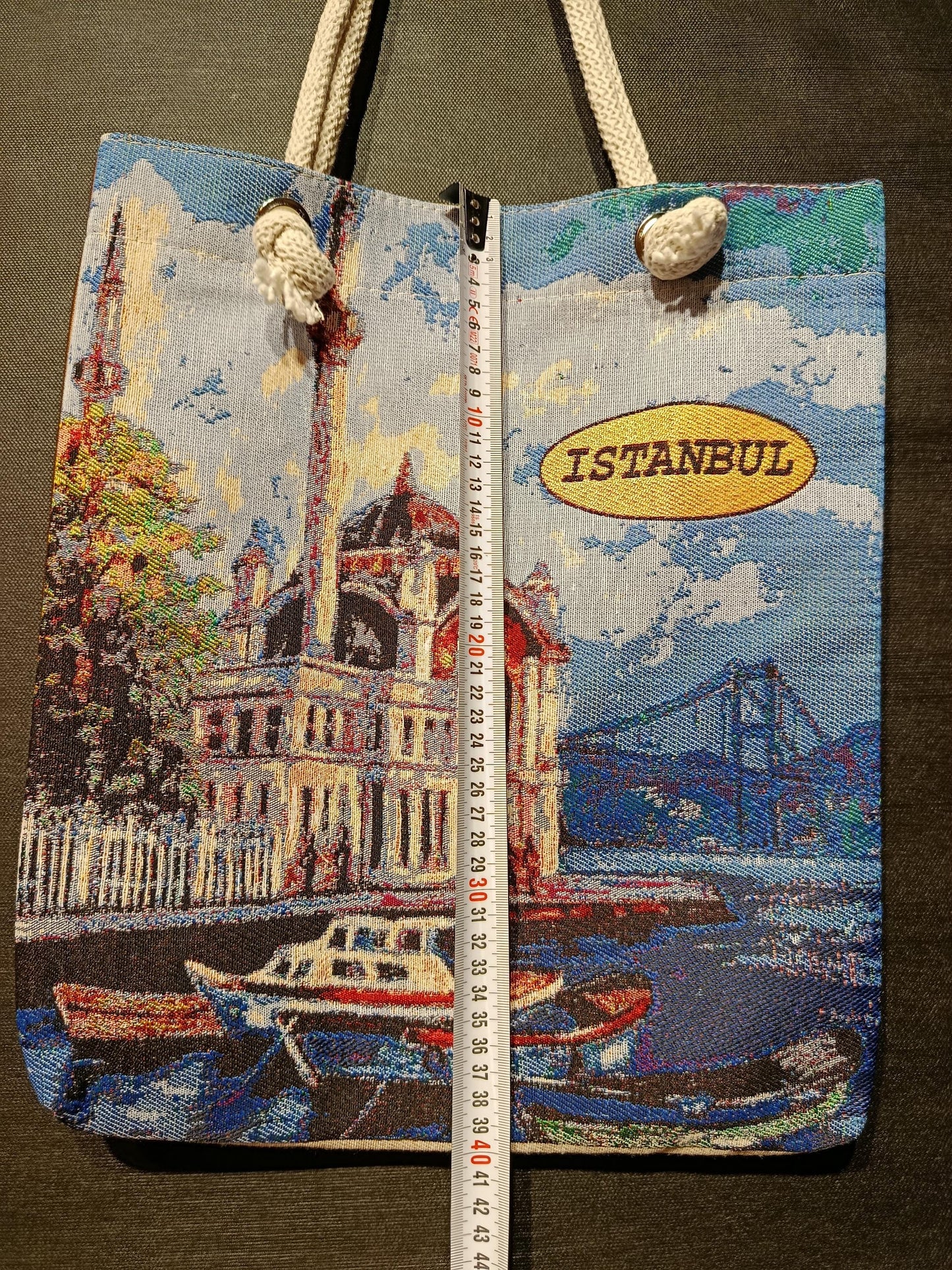 Istanbul Shoulder Bag: Organic Cotton Blend Tote