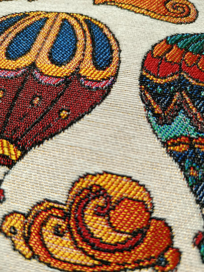Handmade Hot Air Balloon Purse: Organic Cotton Blend, Small Clutch (15cmx20cm)