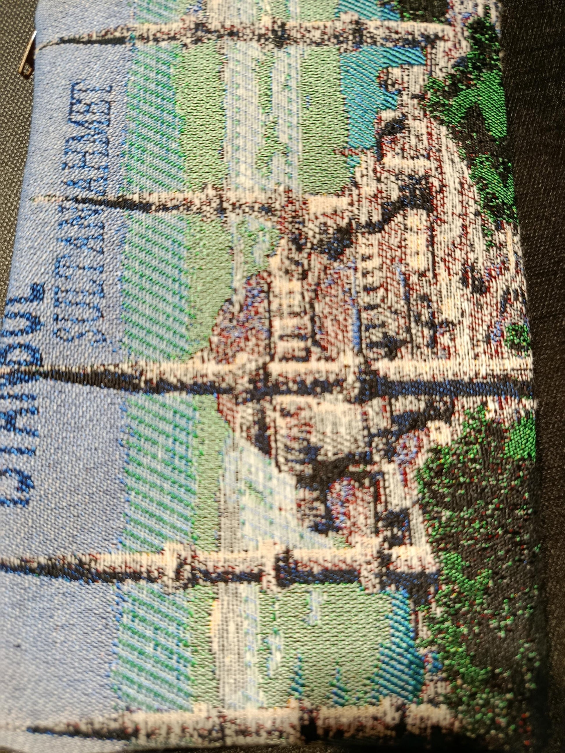 Sultanahmet Istanbul Tapestry Pouch – Turkish Souvenir Clutch with Blue Mosque Design