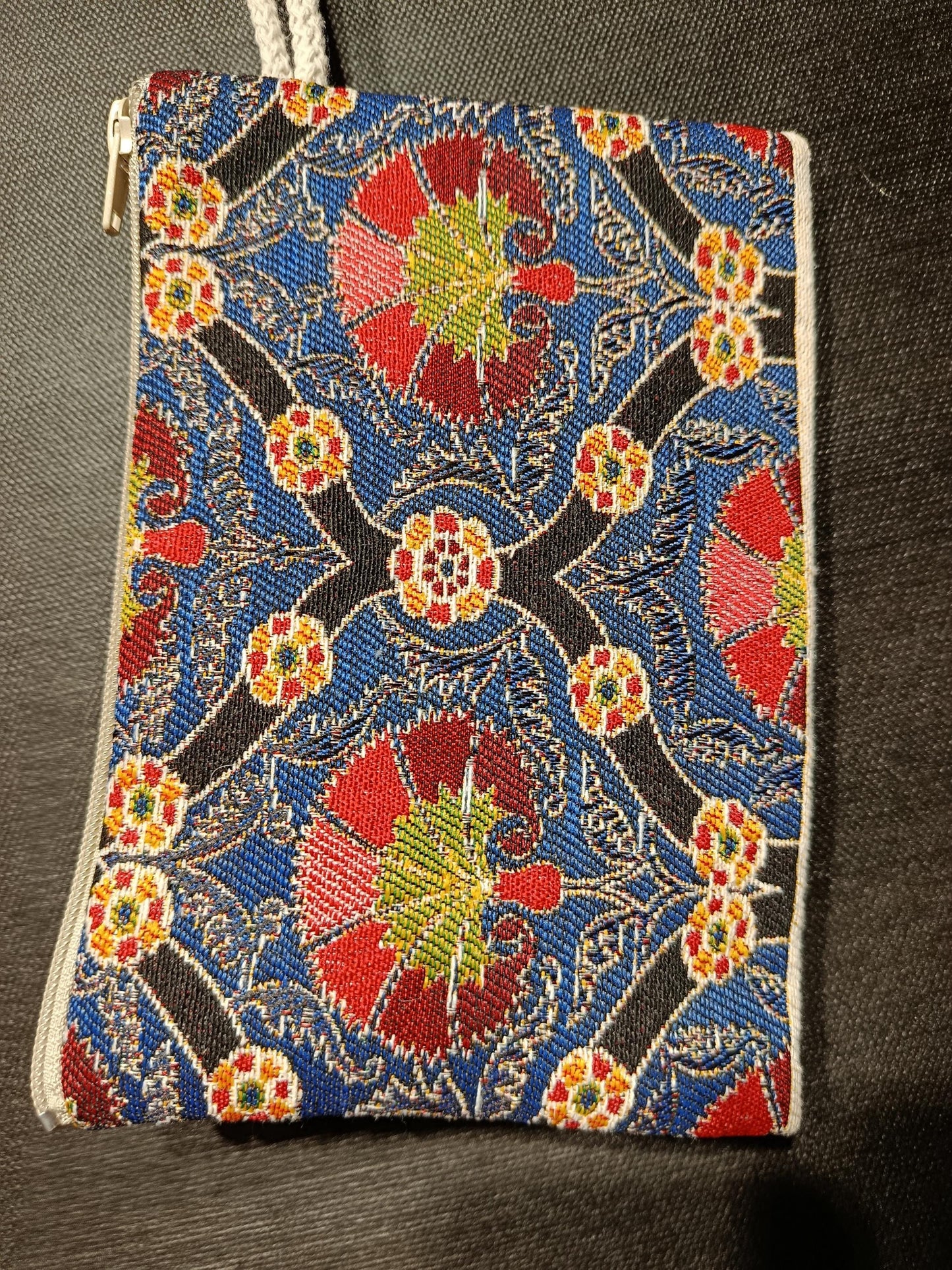 Handmade Floral Purse: Organic Cotton Blend, Daily Use Bag (15cmx20cm)