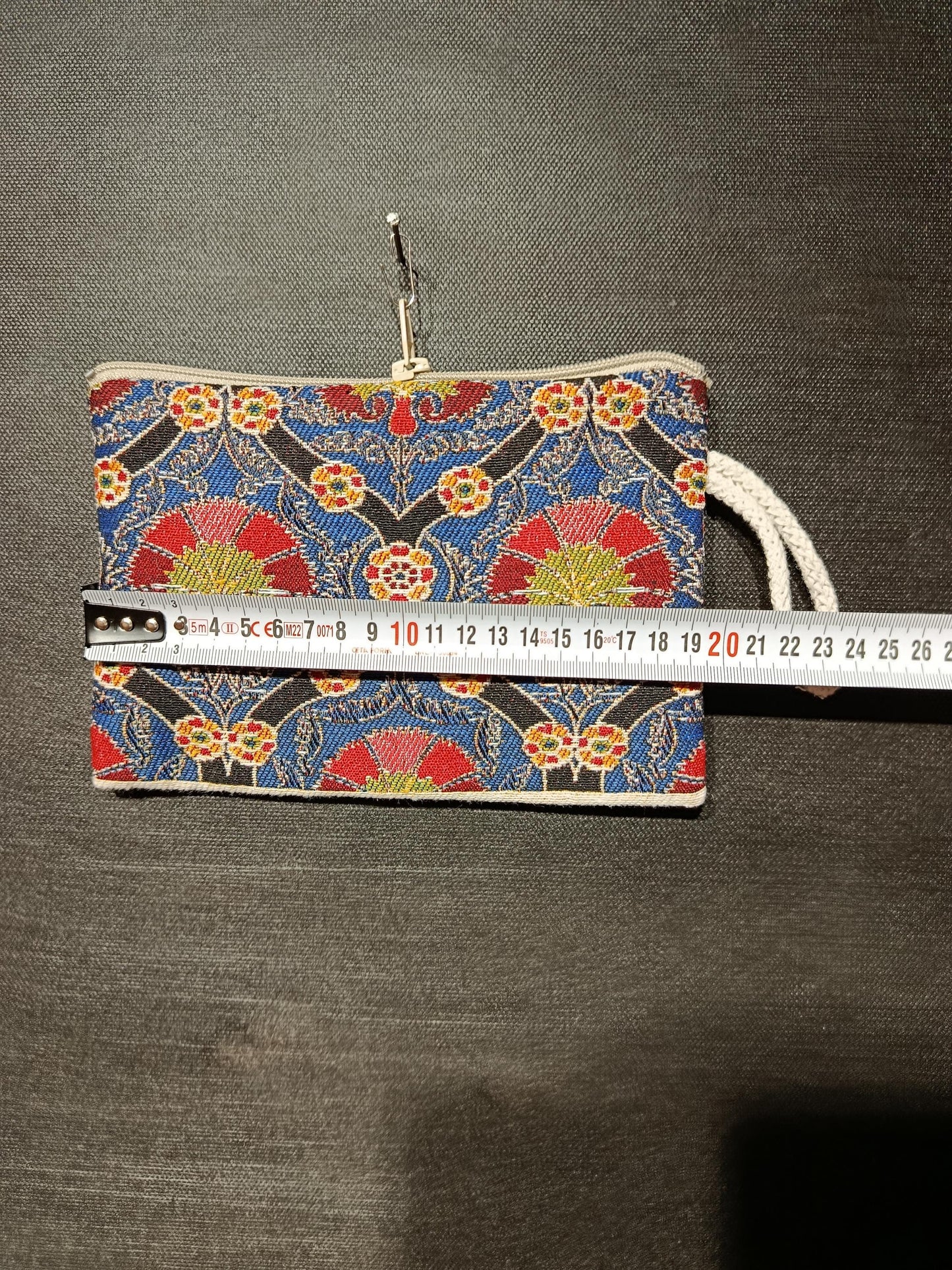 Handmade Floral Purse: Organic Cotton Blend, Daily Use Bag (15cmx20cm)