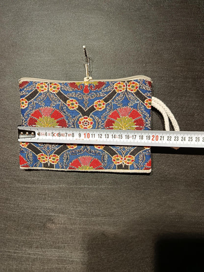 Handmade Floral Purse: Organic Cotton Blend, Daily Use Bag (15cmx20cm)