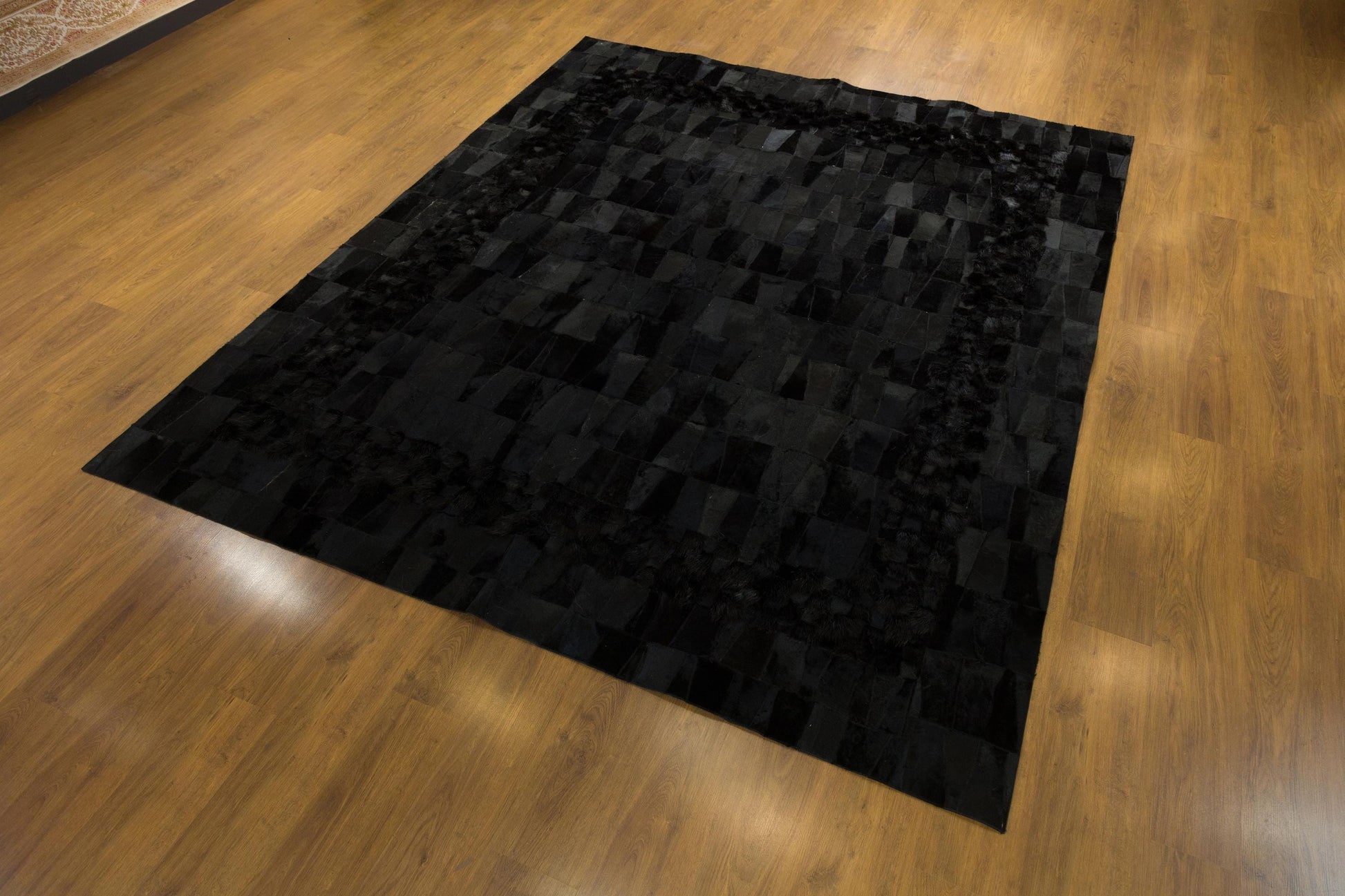 8'x10' Faux Leather Rug: Luxurious Design for Bedroom, Nursery, Living Room, or Dining Area