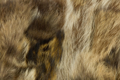 Customizable 8'x12' Leather Rug: Faux or Real Fur Options for Bedroom, Living Room, Nursery