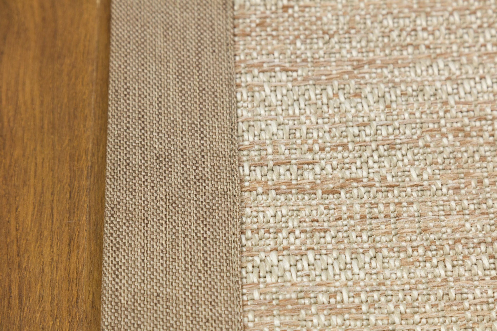 Beige Flatweave jute Rug: Modern Minimalist Area Carpet with Light Brown Border