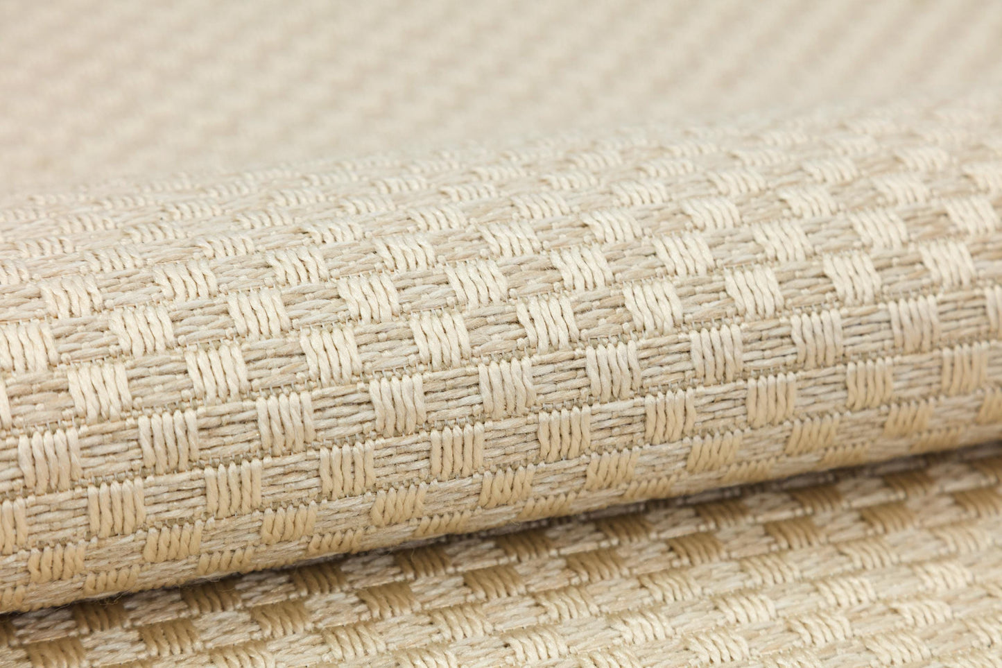 Modern Cream Flatweave Rug: Minimalist Living Room Area Rug 5x7