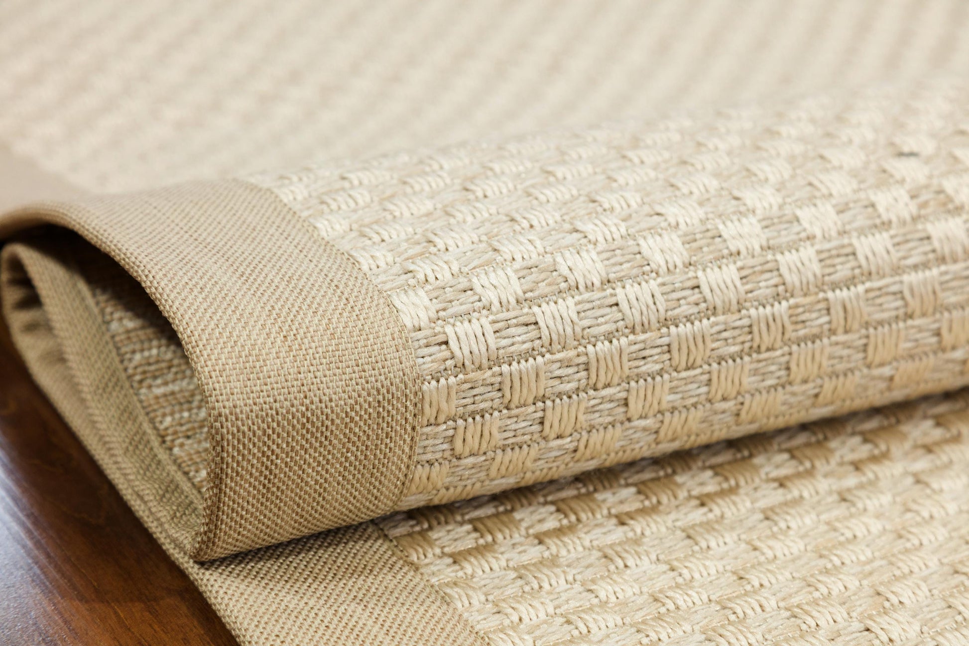 Modern Cream Flatweave Rug: Minimalist Living Room Area Rug 5x7